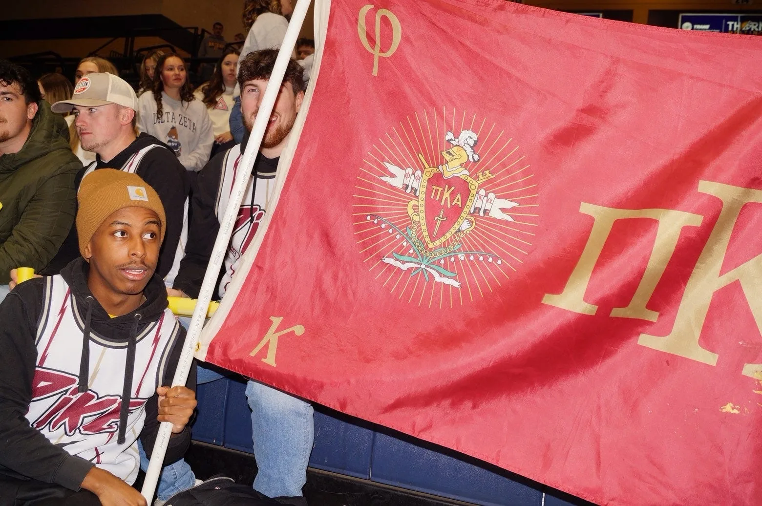 Pi Kappa Alpha members at formal chapter event