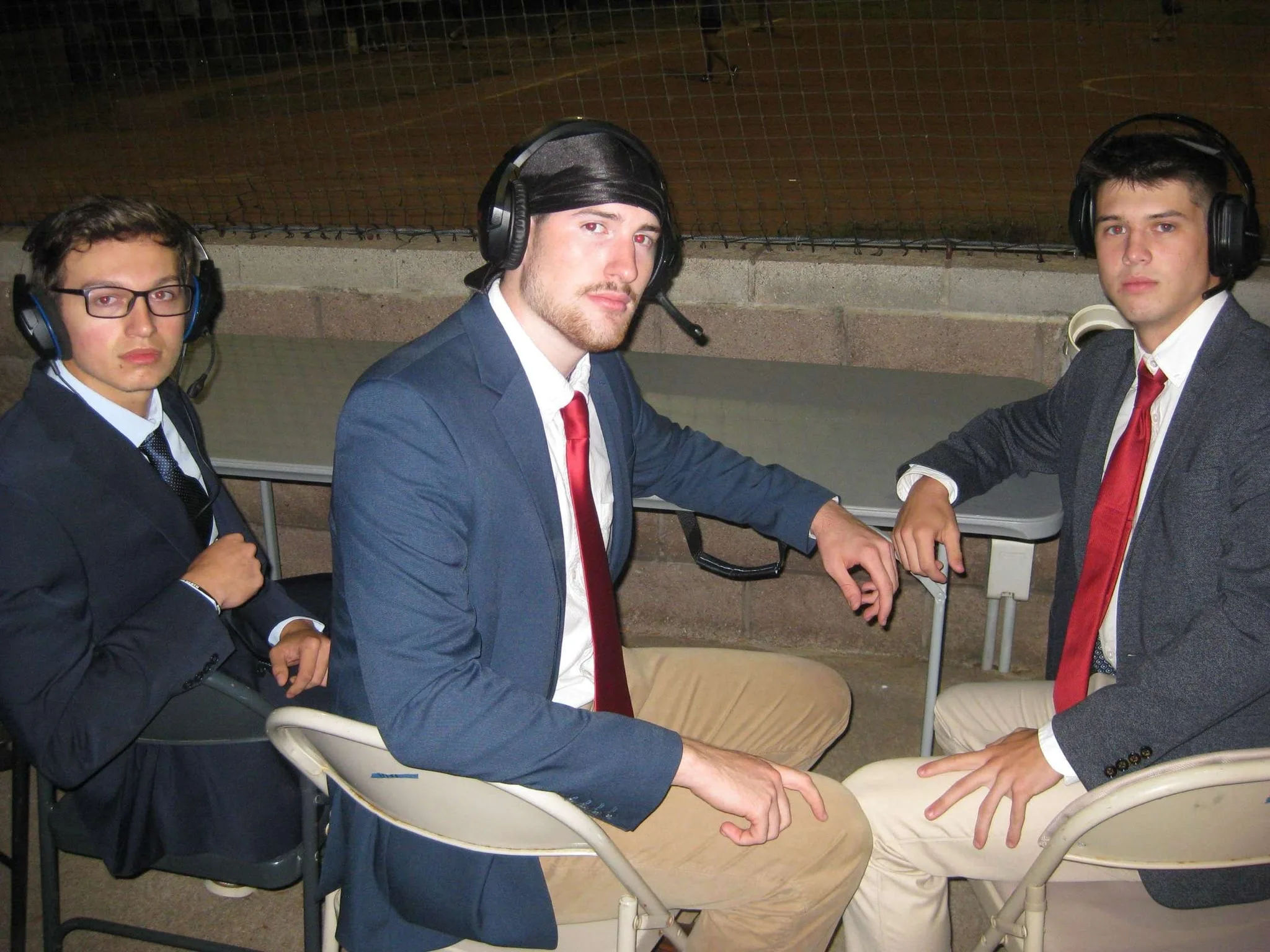 Pi Kappa Alpha members in leadership roles at chapter event